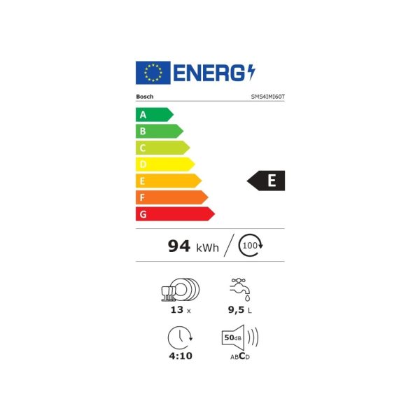 Bosch SMS4IMI60T 6 Programlı Bulaşık Makinesi - Görsel 6