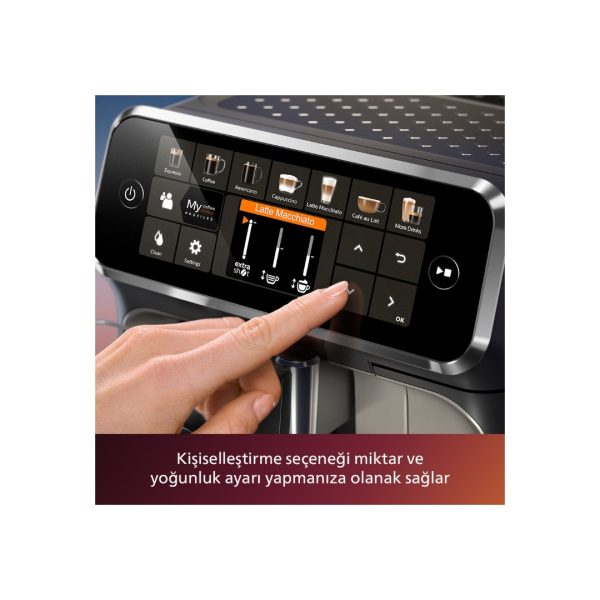 Philips LatteGo EP5447/90 Tam otomatik espresso makinesi - Görsel 4