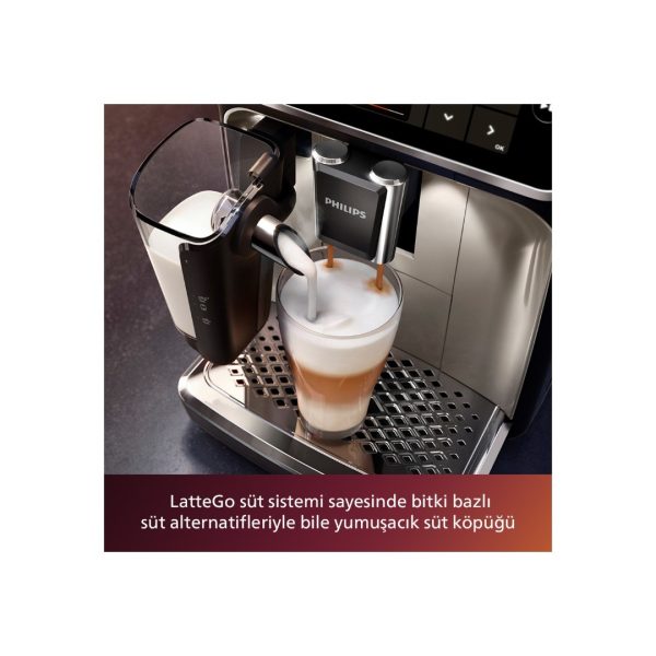 Philips LatteGo EP5447/90 Tam otomatik espresso makinesi - Görsel 10